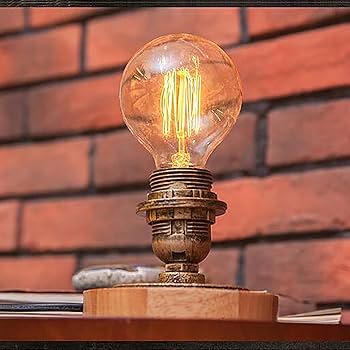 Amazon.co.jp : インダストリアルスチームパンクデスクランプ